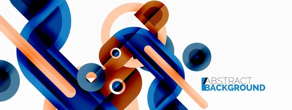 Creatief Geometrisch Behang Minimale Abstracte Achtergrond Heldere Kleur Geometrische Vormen — Stockvector