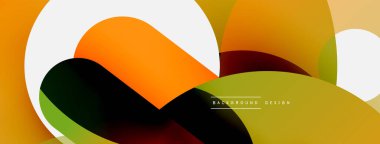 Soyut arkaplanı çember içine al. Duvar kağıdı afişi arkaplan kartı veya iniş sayfası için vektör illüstrasyonu