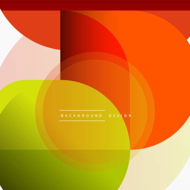 Yaratıcı geometrik duvar kağıdı. Asgari çember üçgen ve kare çizgi soyut arkaplan. Duvar kağıdı afişi veya iniş sayfası için vektör illüstrasyonu