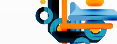 Çizgiler geometrik arkaplan. Çizgiler ve halkalar kompozisyon iş şablonu Duvar kağıdı, afiş, arkaplan veya iniş için