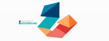 Yaratıcı geometrik duvar kağıdı. Soyut kurdele biçimi kompozisyonu. Duvar kağıdı, afiş, arkaplan veya iniş için tekno iş şablonu