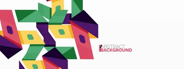 Creatief Geometrisch Behang Samenstelling Van Abstracte Lintlijnen Techno Business Template — Stockvector