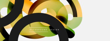 Soyut arkaplanı çember içine al. Duvar kağıdı afişi arkaplan kartı veya iniş sayfası için vektör illüstrasyonu