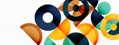 Temiz bir çember arka planı. Duvar kağıdı, pankart, arkaplan veya iniş için renkli şablon