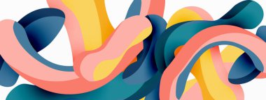 Yaratıcı geometrik duvar kağıdı. Sıvı dalga sıvısı arka planı şekillendirir. Duvar kağıdı, afiş, arkaplan veya iniş için tekno iş şablonu