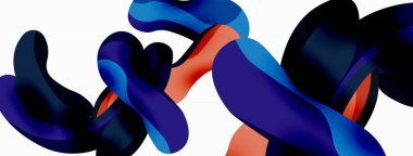 Yaratıcı geometrik duvar kağıdı. Sıçrama şekilleri kompozisyon arkaplanı. Duvar kağıdı, afiş, arkaplan veya iniş için tekno iş şablonu