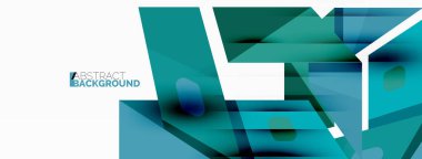 Yaratıcı geometrik duvar kağıdı. Soyut kurdele biçimi kompozisyonu. Duvar kağıdı, afiş, arkaplan veya iniş için tekno iş şablonu