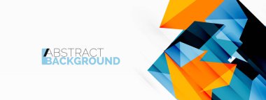 Yaratıcı geometrik duvar kağıdı. Soyut kurdele biçimi kompozisyonu. Duvar kağıdı, afiş, arkaplan veya iniş için tekno iş şablonu