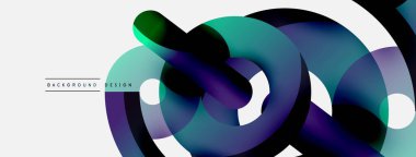 Soyut arkaplanı çember içine al. Duvar kağıdı afişi arkaplan kartı veya iniş sayfası için vektör illüstrasyonu