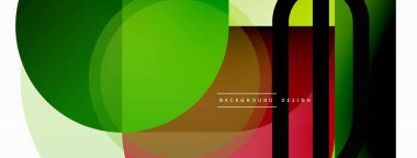 Yaratıcı geometrik duvar kağıdı. Asgari çember üçgen ve kare çizgi soyut arkaplan. Duvar kağıdı afişi veya iniş sayfası için vektör illüstrasyonu