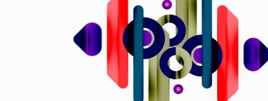 Yaratıcı geometrik duvar kağıdı. Küçük çizgiler ve çember arkaplanı