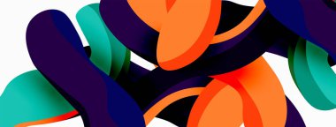 Yaratıcı geometrik duvar kağıdı. Sıvı dalga sıvısı arka planı şekillendirir. Duvar kağıdı, afiş, arkaplan veya iniş için tekno iş şablonu