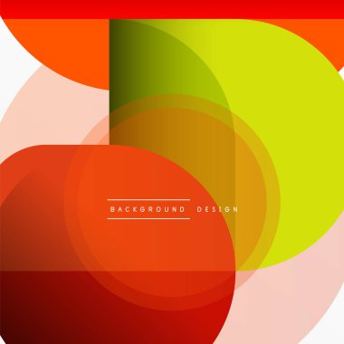 Yaratıcı geometrik duvar kağıdı. Asgari çember üçgen ve kare çizgi soyut arkaplan. Duvar kağıdı afişi veya iniş sayfası için vektör illüstrasyonu