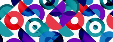 Temiz bir çember arka planı. Duvar kağıdı, pankart, arkaplan veya iniş için renkli şablon