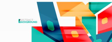 Yaratıcı geometrik duvar kağıdı. Soyut kurdele biçimi kompozisyonu. Duvar kağıdı, afiş, arkaplan veya iniş için tekno iş şablonu