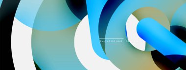 Soyut arkaplanı çember içine al. Duvar kağıdı afişi arkaplan kartı veya iniş sayfası için vektör illüstrasyonu