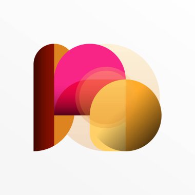 Yuvarlak üçgen çizgileri ve daireleri şekillendirir. Duvar kağıdı afişi arkaplanı veya iniş sayfası için Geometrik vektör çizimi