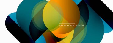 Geometrik asgari duvar kağıdı. Geometrik şekiller. Duvar kağıdı afişi veya iniş sayfası için vektör illüstrasyonu