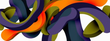 Yaratıcı geometrik duvar kağıdı. Sıvı dalga sıvısı arka planı şekillendirir. Duvar kağıdı, afiş, arkaplan veya iniş için tekno iş şablonu