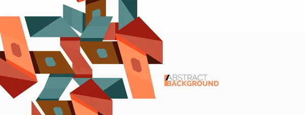 Creatief Geometrisch Behang Samenstelling Van Abstracte Lintlijnen Techno Business Template — Stockvector