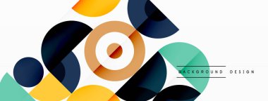 Temiz bir çember arka planı. Duvar kağıdı, pankart, arkaplan veya iniş için renkli şablon