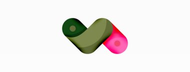 Yaratıcı geometrik duvar kağıdı. Yuvarlak ok şekli minimum geometrik arkaplan. Duvar kağıdı, afiş, arkaplan veya iniş için tekno iş şablonu