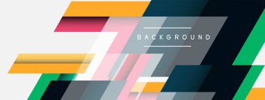 Geçmişi. Geometrik köşegen şekiller ve çizgiler soyut bileşim. Duvar kağıdı afişi veya iniş sayfası için vektör illüstrasyonu