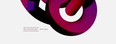 Soyut arkaplanı çember içine al. Duvar kağıdı afişi arkaplan kartı veya iniş sayfası için vektör illüstrasyonu