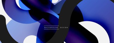 Soyut arkaplanı çember içine al. Duvar kağıdı afişi arkaplan kartı veya iniş sayfası için vektör illüstrasyonu