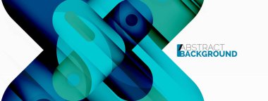 Yaratıcı geometrik duvar kağıdı. Yuvarlak ok şekli minimum geometrik arkaplan. Duvar kağıdı, afiş, arkaplan veya iniş için tekno iş şablonu