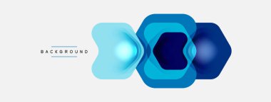 Beyaz arka planda renkli ok şekilleri. Minimum geometrik soyut arkaplan. Duvar kağıdı afişi veya iniş sayfası için vektör illüstrasyonu