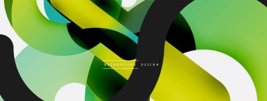 Soyut arkaplanı çember içine al. Duvar kağıdı afişi arkaplan kartı veya iniş sayfası için vektör illüstrasyonu