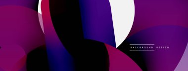 Soyut arkaplanı çember içine al. Duvar kağıdı afişi arkaplan kartı veya iniş sayfası için vektör illüstrasyonu