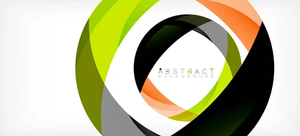 Color Circle Shapes Minimal Geometric Background Trendy Dynamic Composition Vector — Διανυσματικό Αρχείο