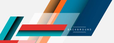 Geçmişi. Geometrik köşegen şekiller ve çizgiler soyut bileşim. Duvar kağıdı afişi veya iniş sayfası için vektör illüstrasyonu