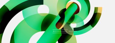 Soyut arkaplanı çember içine al. Duvar kağıdı afişi arkaplan kartı veya iniş sayfası için vektör illüstrasyonu