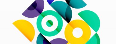 Renkli çember soyut arkaplan. Duvar kağıdı, afiş, sunum, arkaplan şablonu