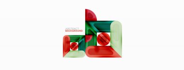 Yaratıcı geometrik duvar kağıdı. Asgari soyut arkaplan. Daire çizgileri, duvar kağıdı arkaplanı veya iniş sayfası için kompozisyon vektör illüstrasyonunu kareler