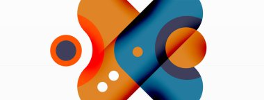 Yaratıcı geometrik duvar kağıdı. Minimum baloncuk oku ve çemberin soyut arkaplanı. Duvar kağıdı, afiş, arkaplan veya iniş için tekno iş şablonu