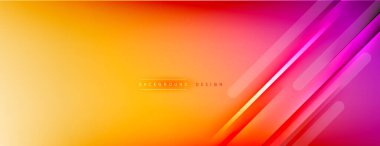 Soyut arkaplan - çizgiler ışık ve gölgelerle oluşturuldu. Teknoloji ya da iş dijital şablonu. Dinamik arkaplan ile basit akışkan renk gradyanı