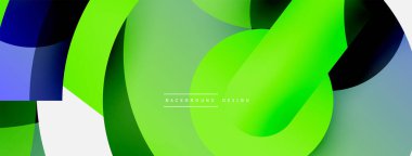 Soyut arkaplanı çember içine al. Duvar kağıdı afişi arkaplan kartı veya iniş sayfası için vektör illüstrasyonu