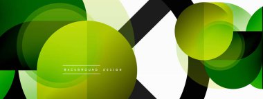 Yaratıcı geometrik duvar kağıdı. Asgari çember üçgen ve kare çizgi soyut arkaplan. Duvar kağıdı afişi veya iniş sayfası için vektör illüstrasyonu