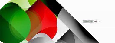 Geometrik asgari duvar kağıdı. Geometrik şekiller. Duvar kağıdı afişi veya iniş sayfası için vektör illüstrasyonu