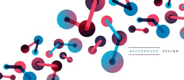 Ağ konsepti soyut arka plan. Nokta bağlantısı. Büyük veri fikri. Duvar kağıdı, afiş, arkaplan veya iniş için iş şablonu