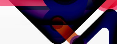 Geometrik ilkeller. Çizgiler, çemberler soyut arkaplan