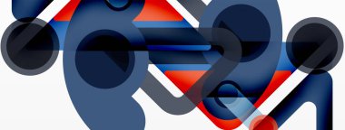 Geometrik ilkeller. Çizgiler, çemberler soyut arkaplan