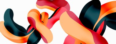 Yaratıcı geometrik duvar kağıdı. Sıçrama şekilleri kompozisyon arkaplanı. Duvar kağıdı, afiş, arkaplan veya iniş için tekno iş şablonu