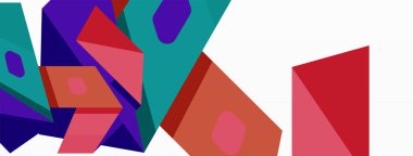 Soyut çizgi ve üçgen arkaplan. Yaratıcı geometrik soyut arkaplan. Duvar kağıdı, afiş, arkaplan veya iniş için iş şablonu