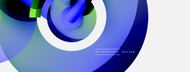 Soyut arkaplanı çember içine al. Duvar kağıdı afişi arkaplan kartı veya iniş sayfası için vektör illüstrasyonu