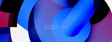 Soyut arkaplanı çember içine al. Duvar kağıdı afişi arkaplan kartı veya iniş sayfası için vektör illüstrasyonu